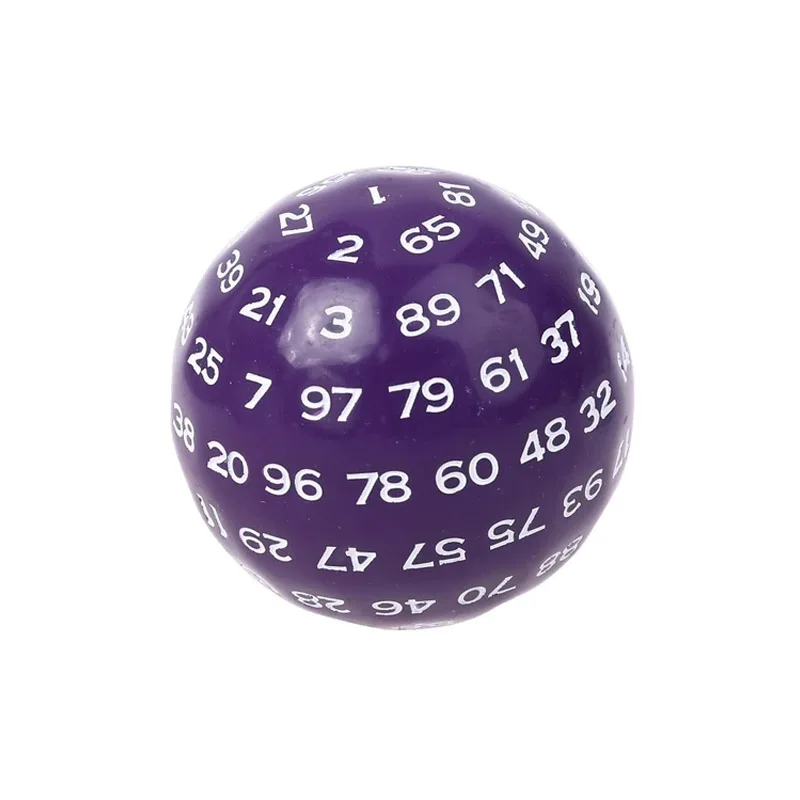 Educational 100-Sided Acrylic D100 Dice image