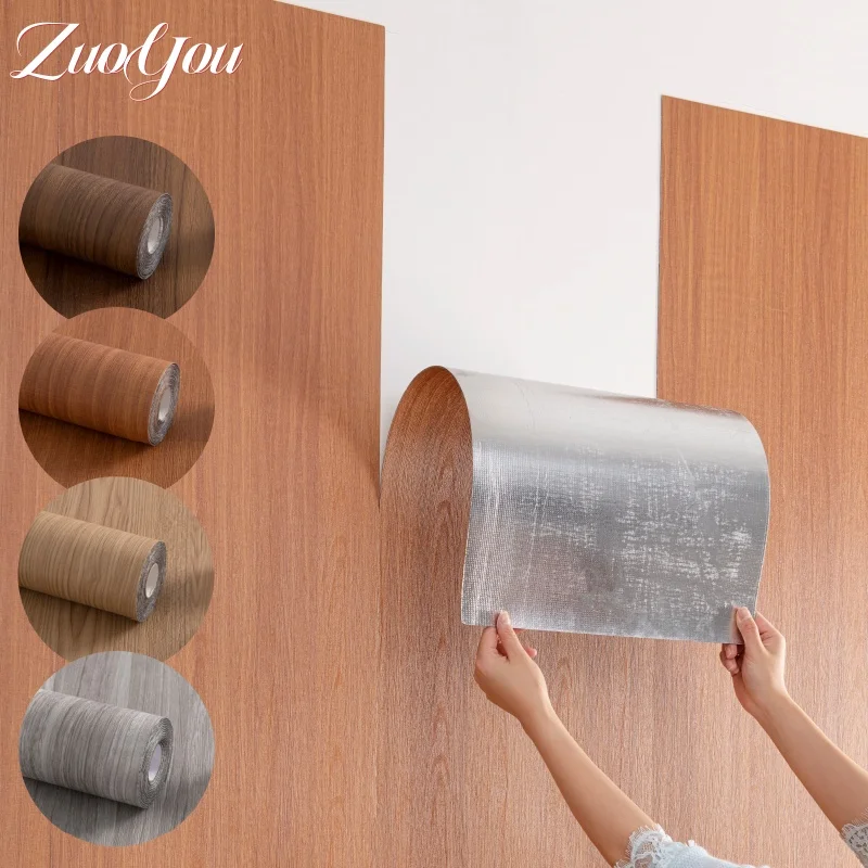 

Обои с имитацией древесного зерна, домашний декор для спальни, гостиной, ремонт стен, самоклеящаяся наклейка на стену 3/5 м