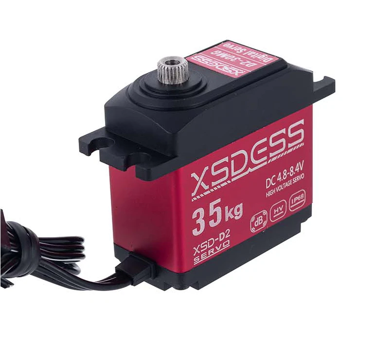 35kg Rc Servo Ip68 Metal Waterproof Servo For Rc 1/10 1/8 Traxxas Trx4 Axial Scx10 Yikong Crawler Car Robot Truck Robot Parts