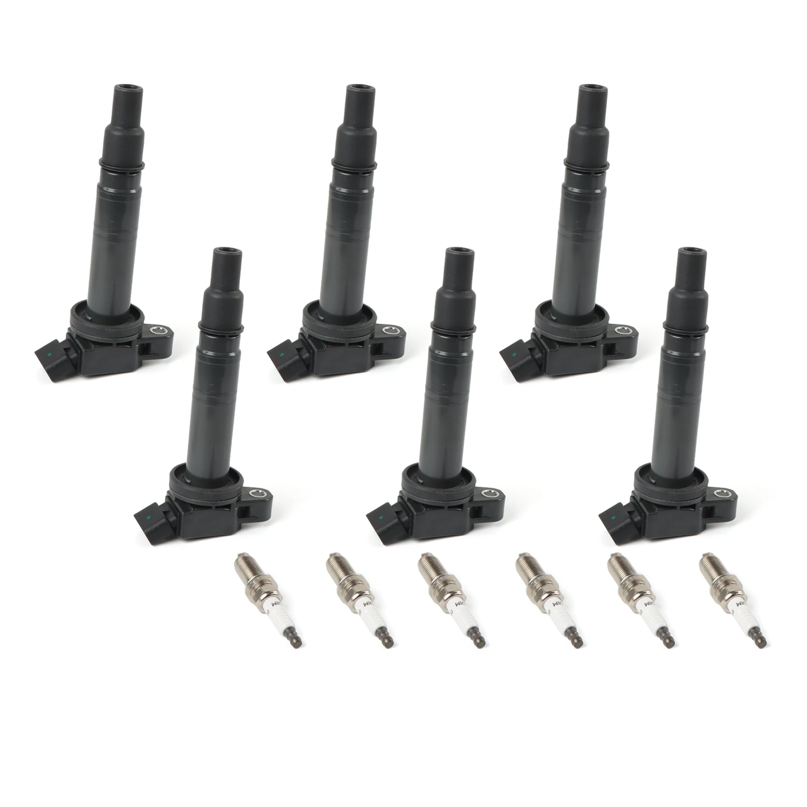 

90919A2001 9091902248 6pcs Ignition Coils +6pcs Double Iridium Spark Plugs For Toyota Tacoma 4Runner 4.0L UF495 Car Accessories