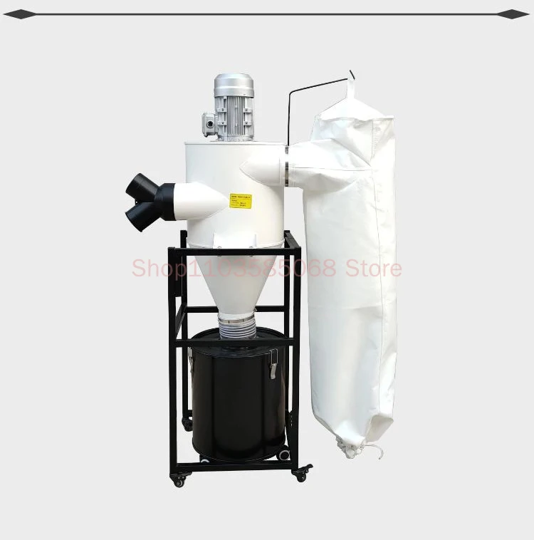 750W-2.2KW Industrial Mobile Bag Filter Dust Collector Carving Machine Cyclone Vacuum Cleaner