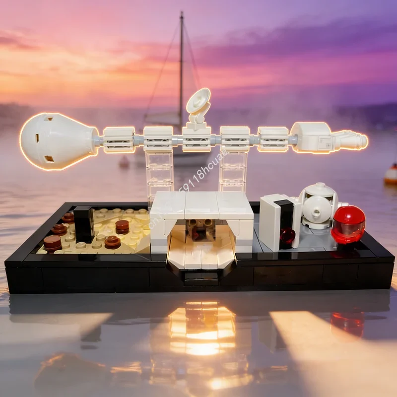 204pcs MOC Space A Odyssey Diorama Model Building Blocks Assemble festival Gifts Toy Architecture DIY Creative Idea Education