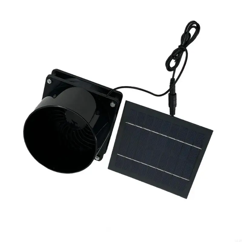 

U1JE Solar Fan Set Set Solar выпускной вентилятор 5 Вт солнечный вентиляционный вентилятор Drivens для курятников и домашних и