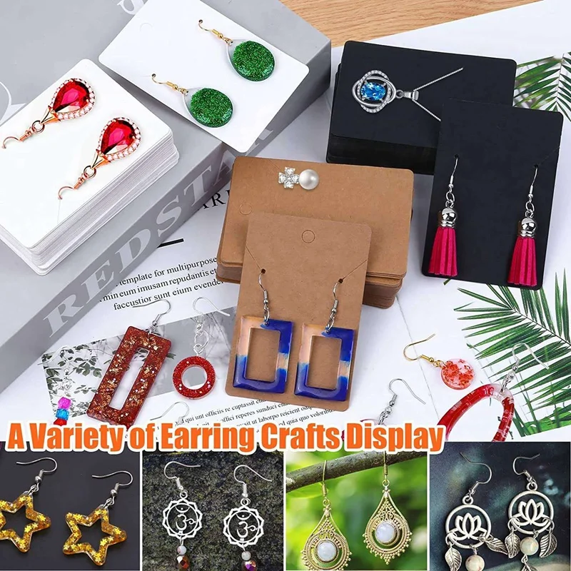 3663Pcs Earring Making Supplies Kit With Earring Hooks, Earring Holder Cards, Earring Backs And Posts, Jump Rings