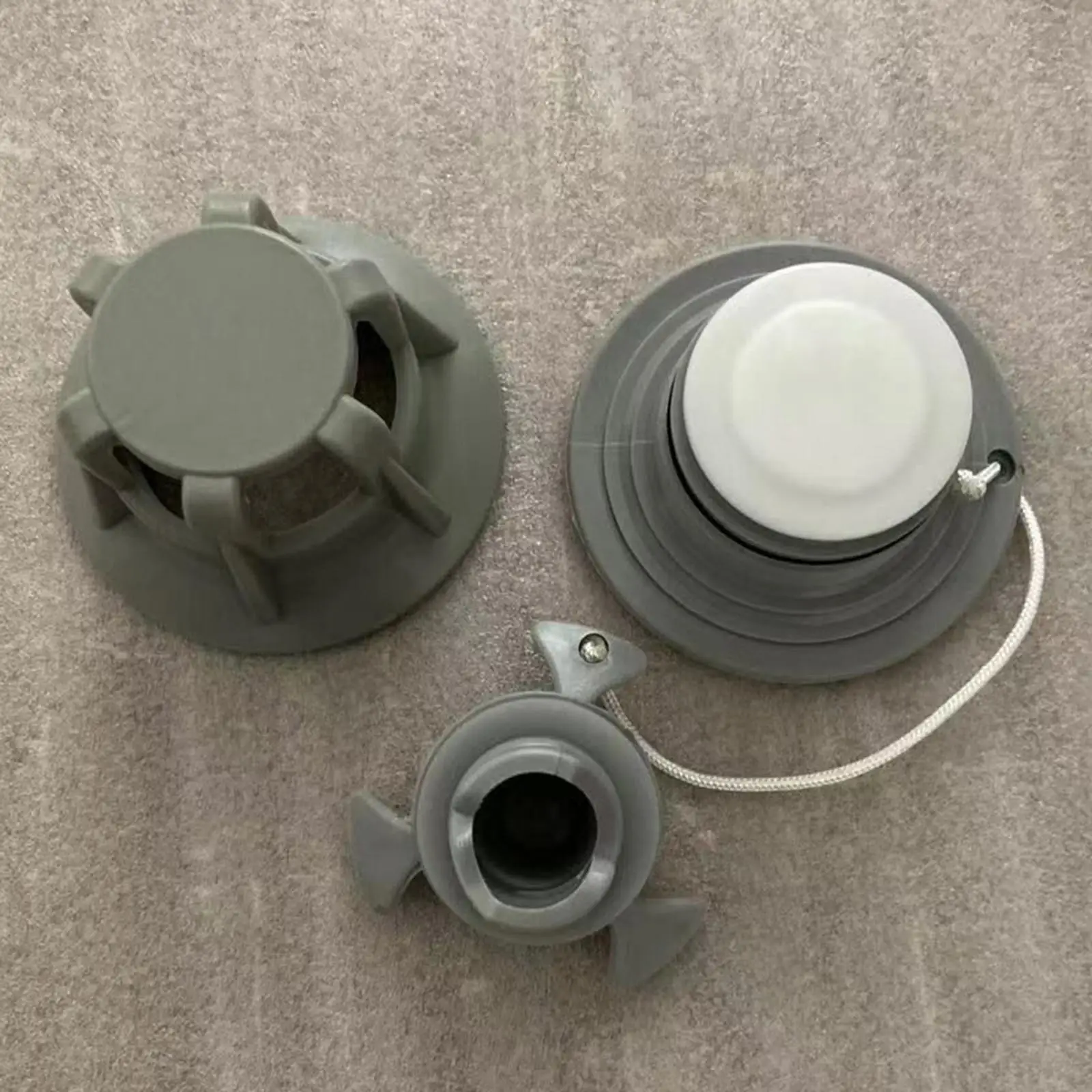 

PVC 6 Holes Air Valve Cap Replacement Plug Adapter for Inflatable Boat Kayak Canoe Drifting Accessories