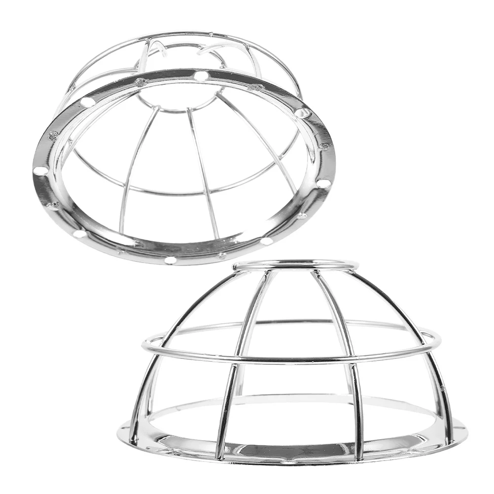 2 قطعة غطاء حماية دخان قفص معدني مجوف لسلامة الاستشعار في مكتب المنزل مركز تسوق سلك الحرس