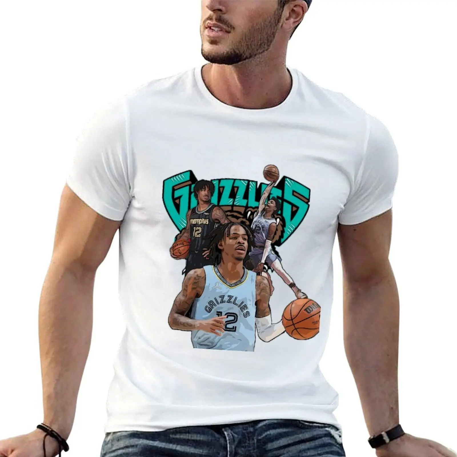 

man designer shirts t Ja shirts funny of man Grizzlies Memphis cotton Morant t t for the shirts T-Shirt graphic