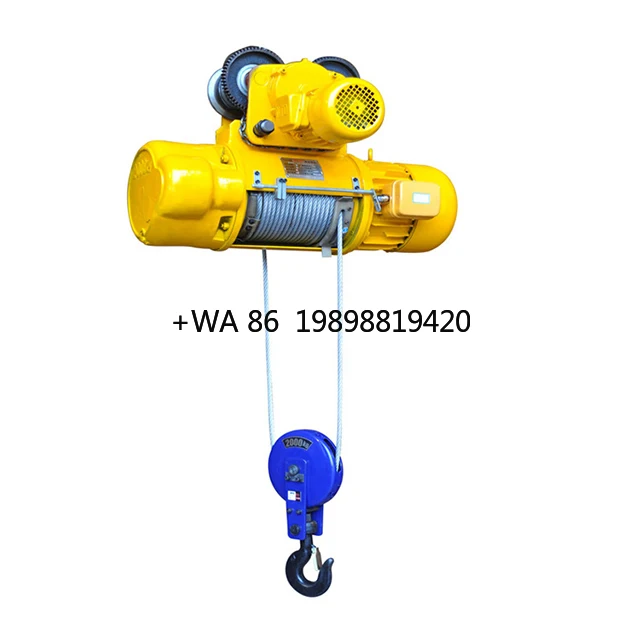 

Customizable Good Quality 2 T Monorail Wire Rope Electric Lifting Hoist for Sale