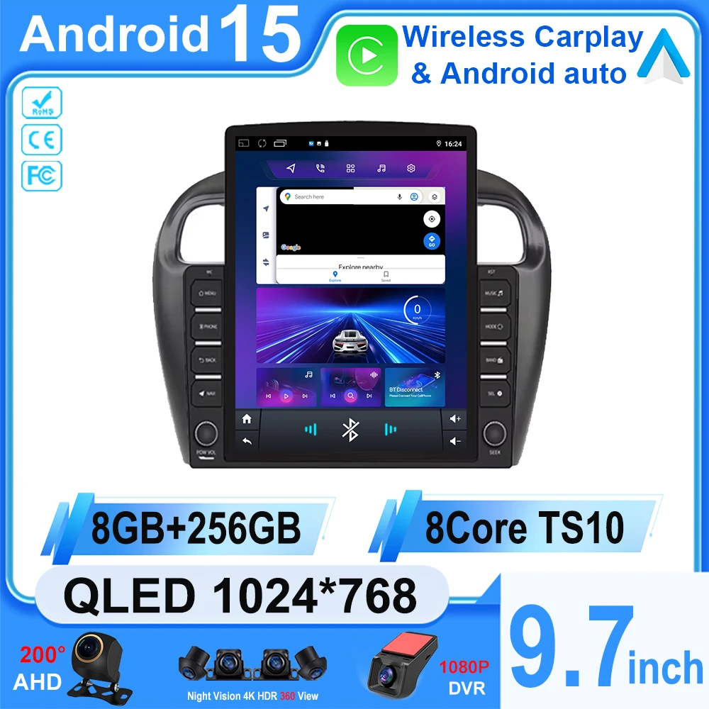 Android 15 For Mitsubishi Mirage Attrage 2012-2018 2019 Car Radio Space Star 2014 Navigation Stereo Multimedia Tuning Screen