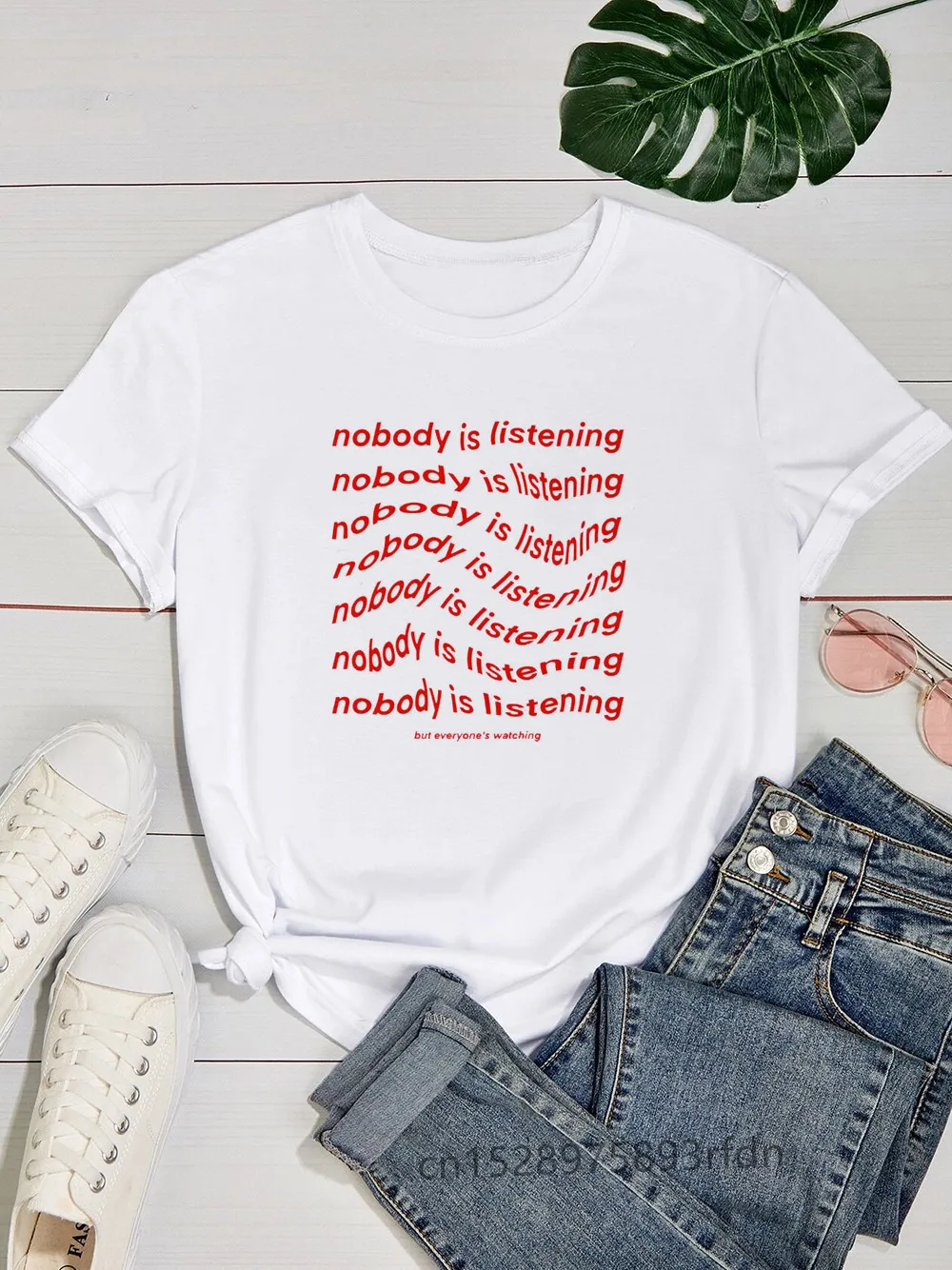 Zayn Malik Nobody Women Funny Print Ladies T-shirt Girl Y2K Basis O-collar White Shirt Short