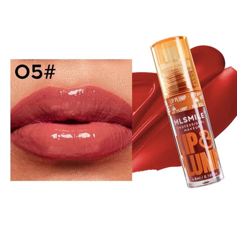 Brilho labial transparente, hidratante, bálsamo labial, gelatina de cristal, óleo labial, não pegajoso, batom vermelho, maquiagem, cuidados com os lábios