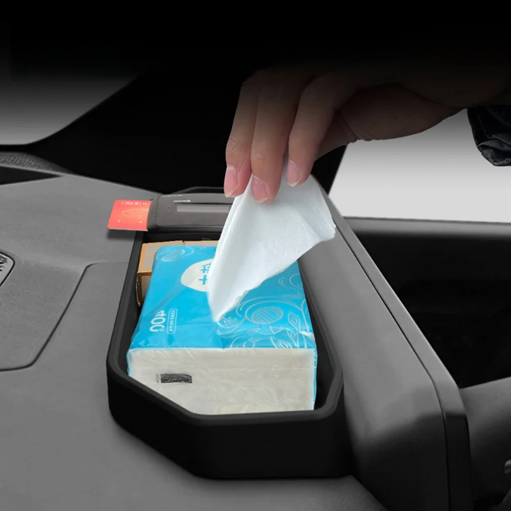 وسادة تخزين خلفية متوافقة مع كيا EV9 2024-2025 صينية تخزين لوحة القيادة ملحقات السيارة الداخلية شاشة التحكم المركزية