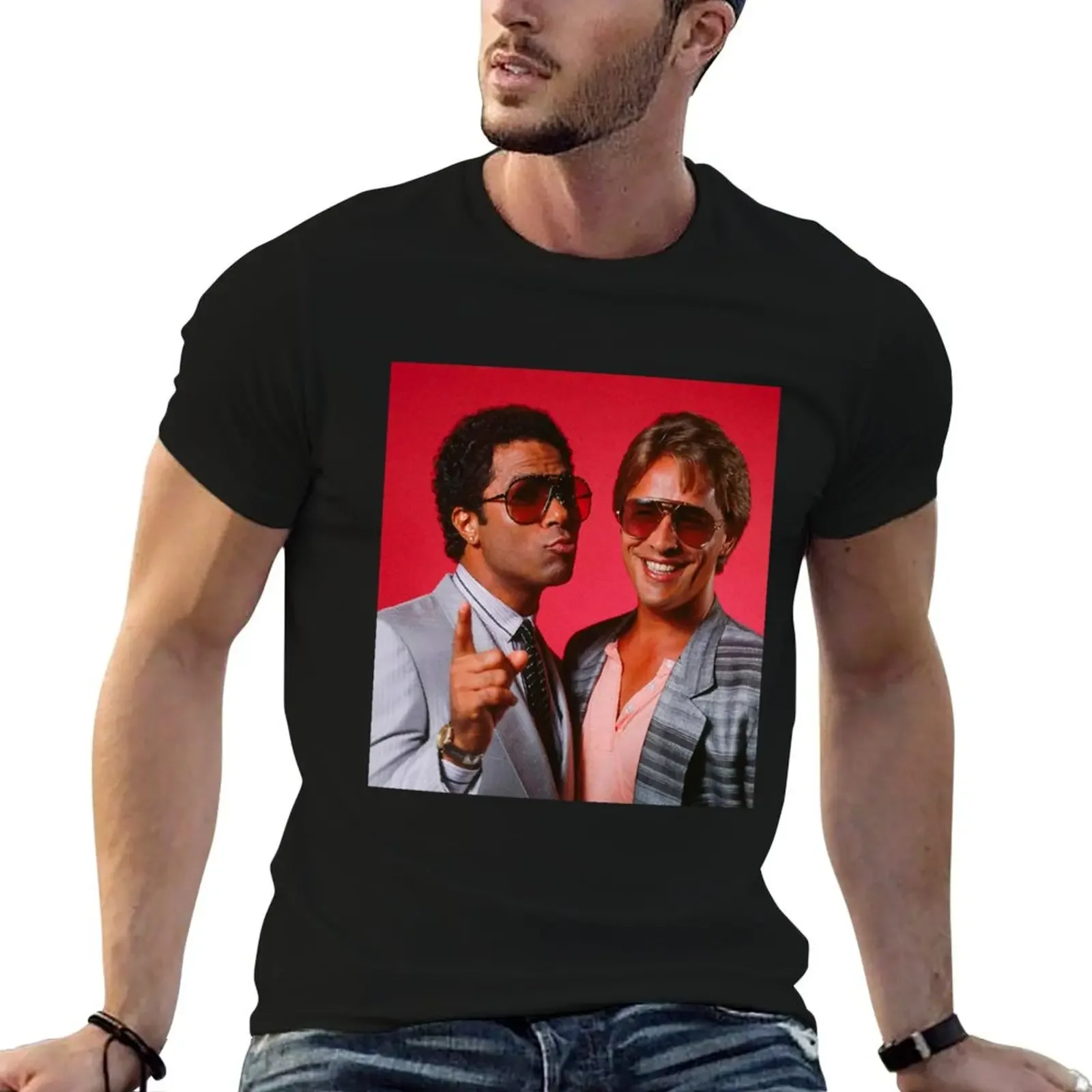 

Miami Vice Red edition T-Shirt anime tshirt oversized workout shirts for men