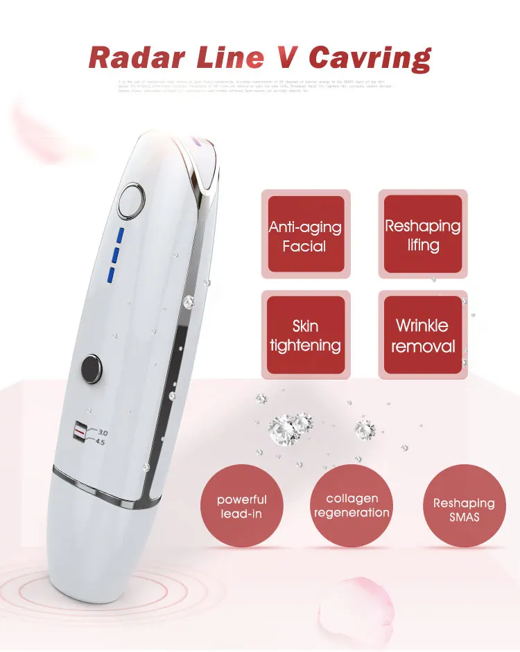 New Hot Sell Automatic Radar Line V Carving Facial Massager Face Beauty Instrument