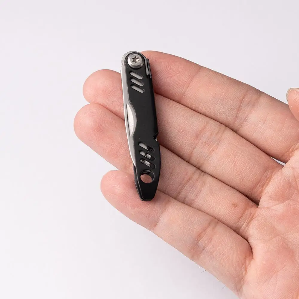 Mobile phone card pick-up needle, keychain, batch bottle opening, multi-functional folding and cutting knife, portable