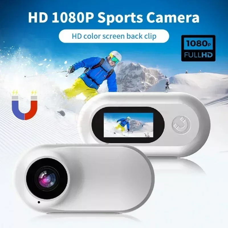 

Мини-камера 1080P HD DV с зажимом для задней панели, портативная уличная Защитная камера видеонаблюдения, Спортивная экшн-видеокамера