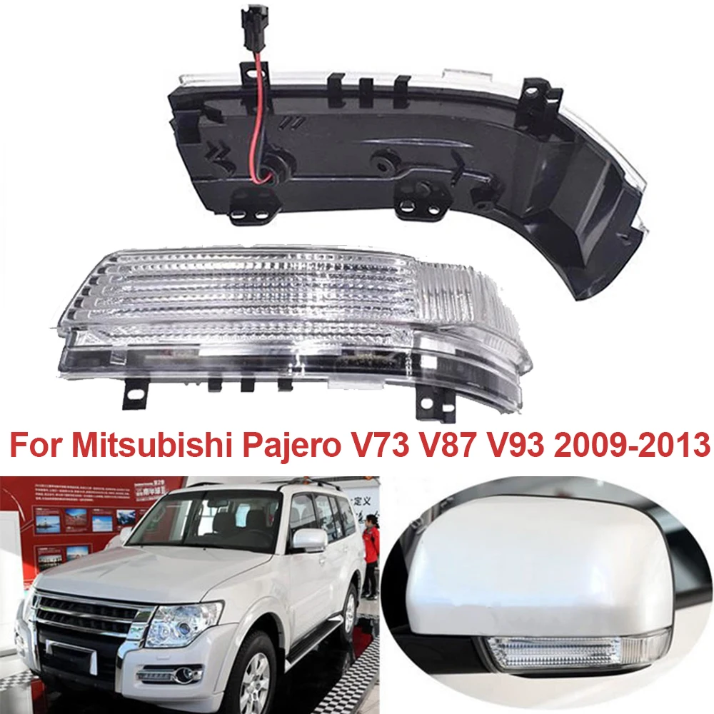 

Auto Rearview Mirror Light LED For Mitsubishi Pajero V73 V77 V93 V97 2006-2019 Car Accessories Side Indicator Turn Signal Lamp