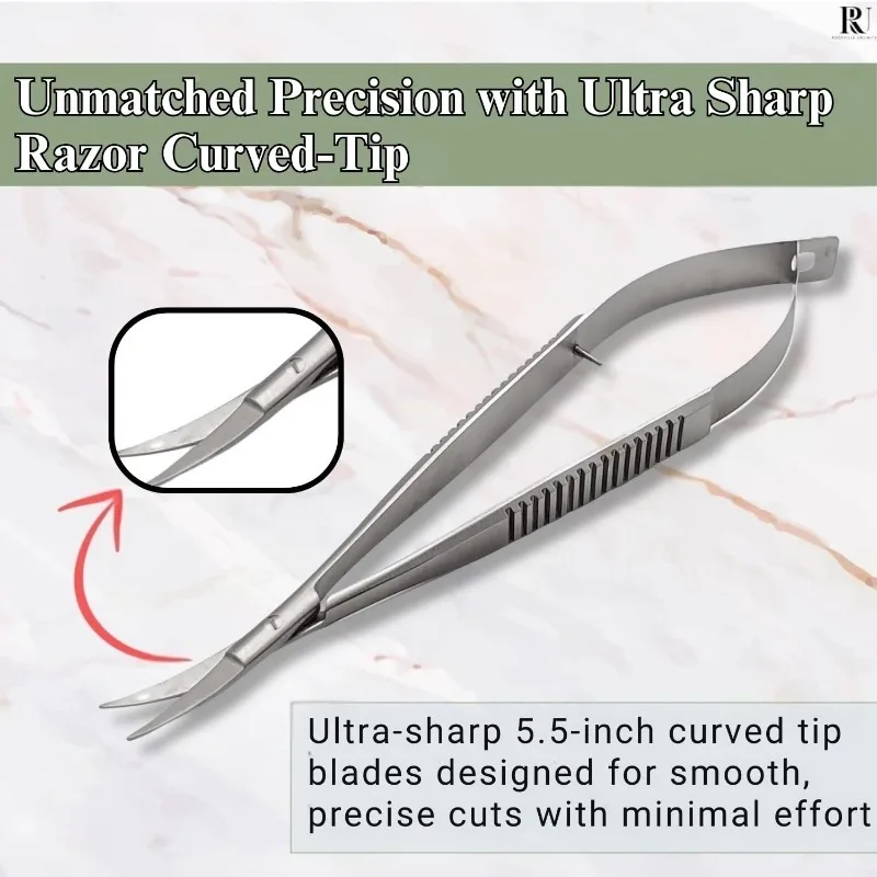 1Pc Curved Straight Spring Scissor Aquarium Aquascaping Plant Tools Quality Cleaning Tools for Fish Tank Landscaping Accessories