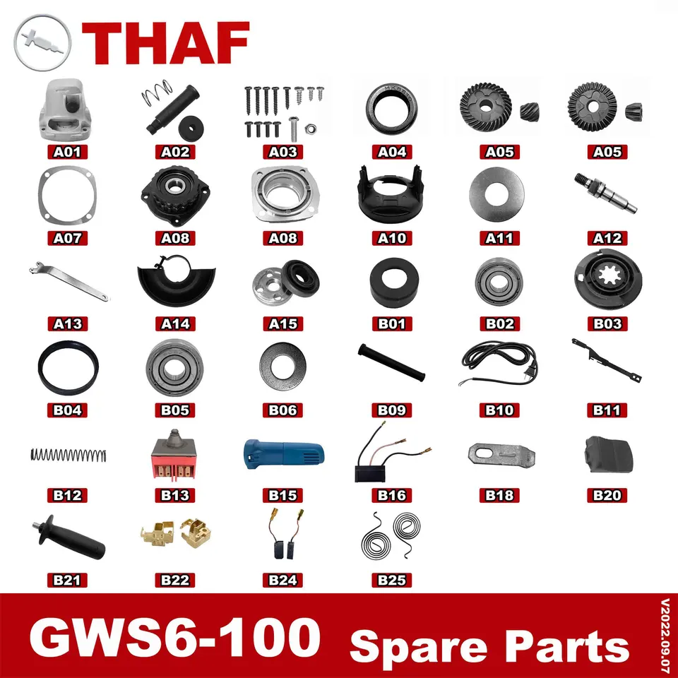 Lot De 4 Balais De Charbon Pour Meuleuse Bosch GWS6-100 - Durables Et Haute Qualité
