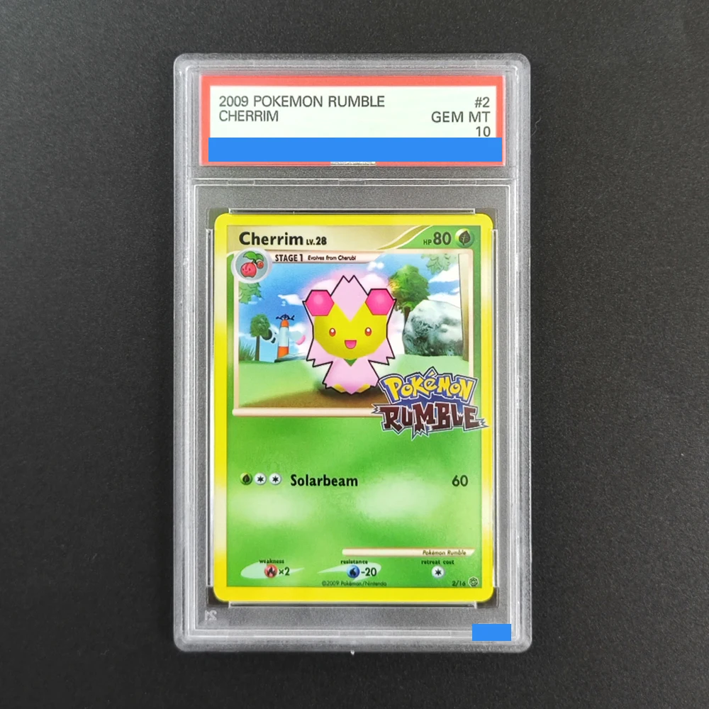 

Прокси 2009 POKEMON RUMBLE # 2 CHERRIM 2/16 Коллекционная игровая карта с аутентификацией и оценкой, 10 штук