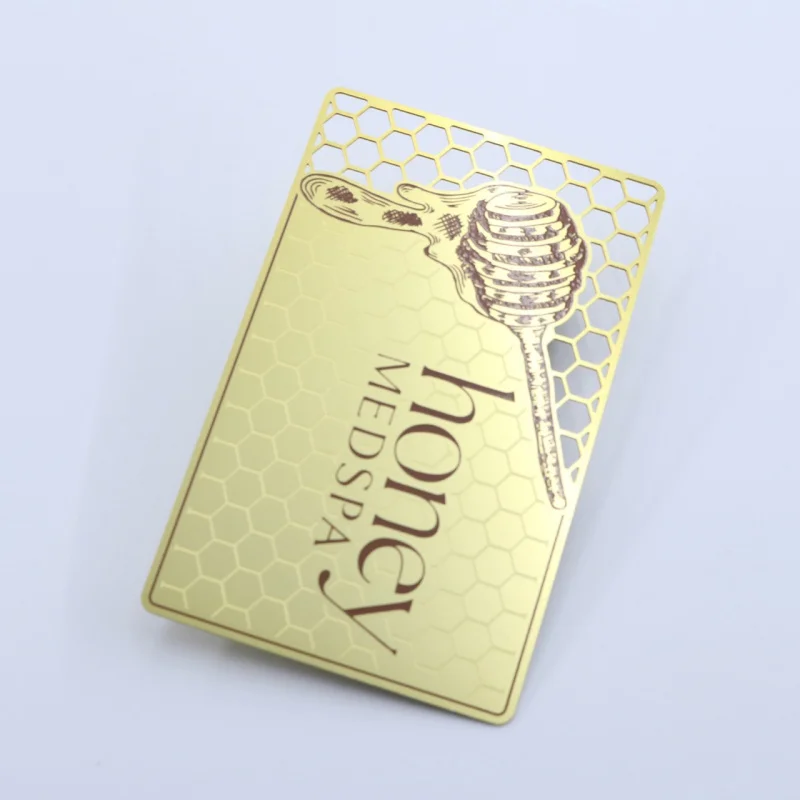 pieces-Custom.Hight end Professional Custom Printed Luxury Metal Card  Stainless Steel Metal Business Card with Hollow