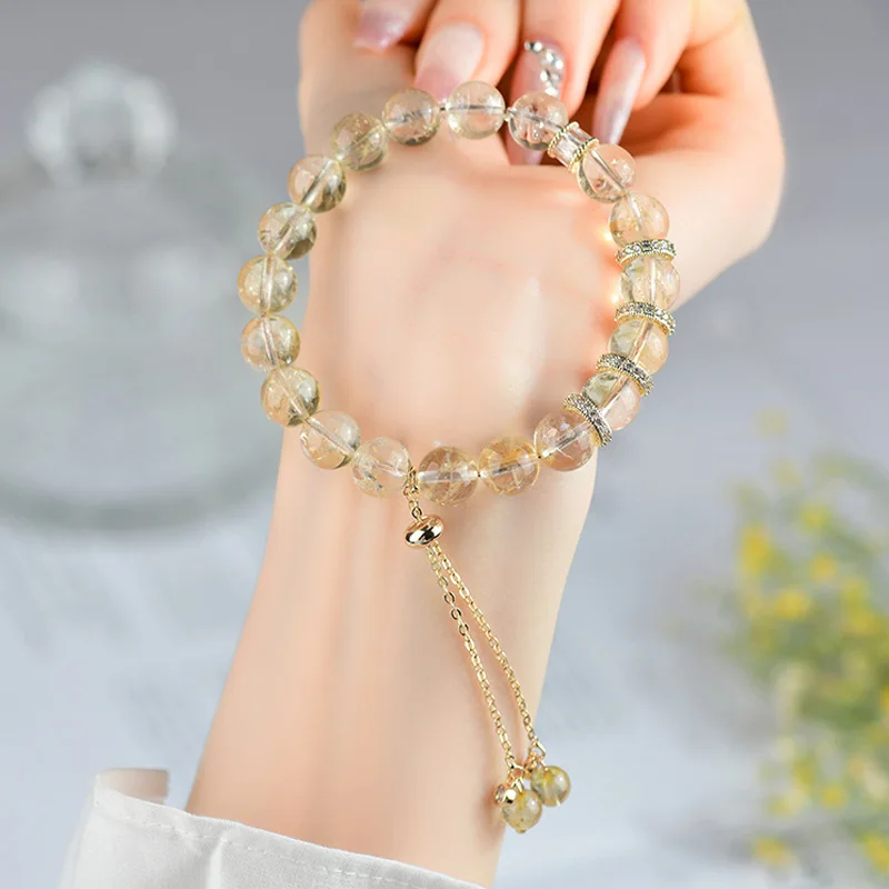 

Натуральный желтый Acai модный и уникальный дизайн женский браслет ювелирные изделия