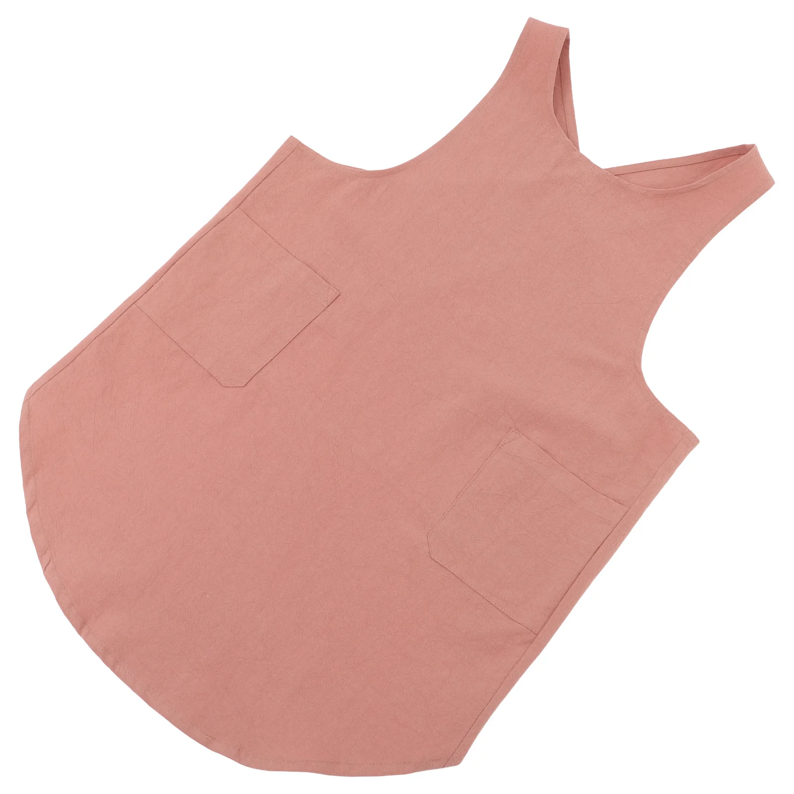 

Apron For Women Cotton Crossback Kitchen Garden Apron With Pockets Solid Art Pottery Bake Workwear