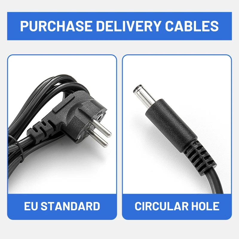 Somi 19.5V 3.34A 65W 4.5*3.0mm Laptop Charger Adapter For Dell Inspiron 15 3551 3552 3558 5551 5552 5555 5558 5559 7568 P28E P57