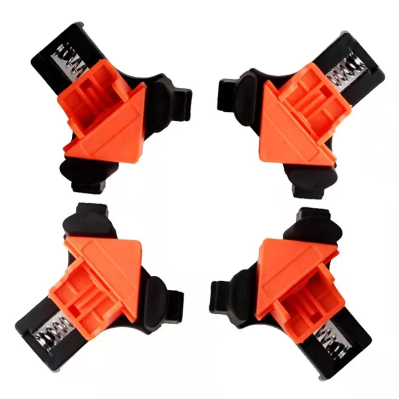 4PCS  90 Degrees Corner Clamp Wood Angle Clamps Picture Frame Corne Corner Holder Woodworking Hand Tool Woodworking Frame Clamp
