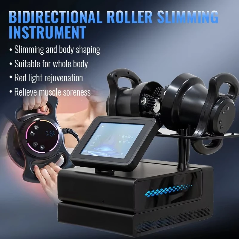 Bi-Directional Inner Ball Roller Body Sculpting Machine Black Cabinet Cellulite Lymphatic Drainage 360 Firming Slimming Massage
