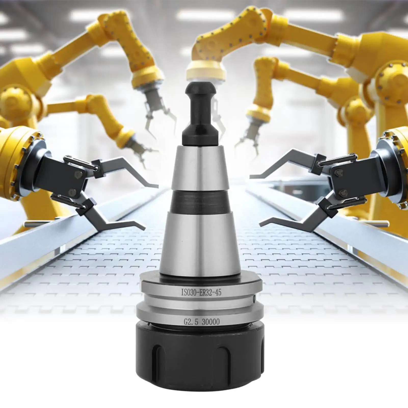 

ISO 30 ER32 Balancing Collet Chuck G2.5 30,000 RPM CNC Milling and Turning Machine Tool Holder, Balancing Holder/Chuck