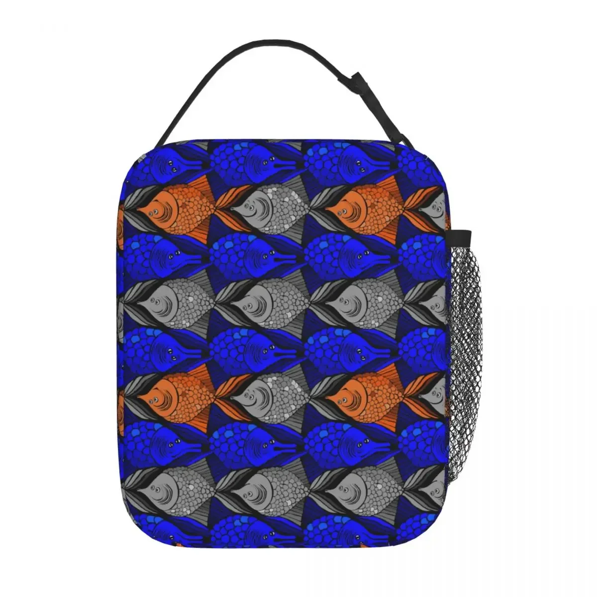 

Insulated Lunch Boxes Escher Fish EscherFish Merch Storage Food Box Y2K Cooler Thermal Bento Box For Office
