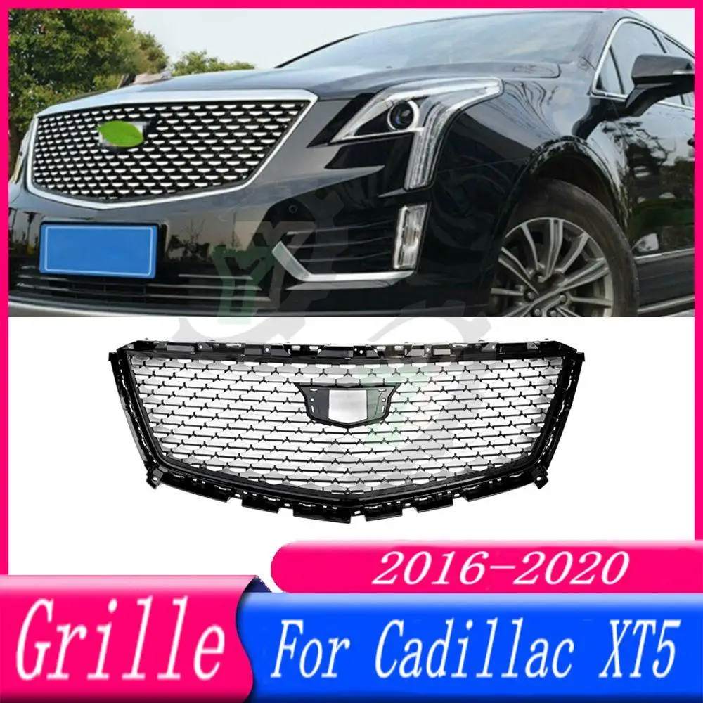 

Diamond Style facelift Car Front Bumper Grille Centre Panel Styling Upper Grill For Cadillac XT5 2016 2017 2018 2019 2020