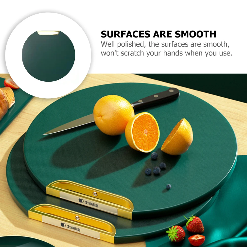 

1pc Premium Pe Anti-Slip Cutting Board Smooth Surface Space-Saving Kitchen Tool Portable Chopping Block For Home Fruit
