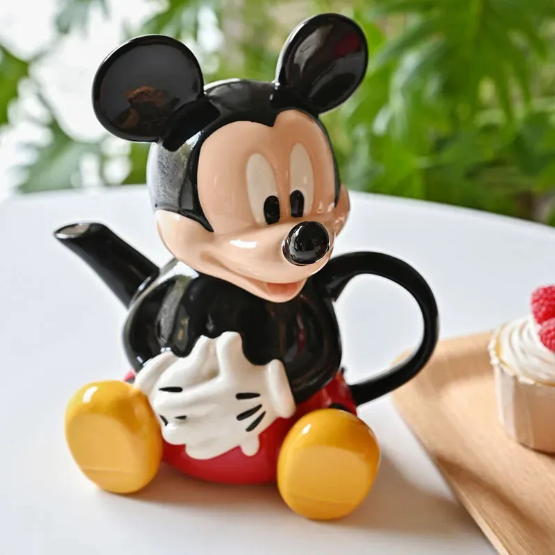 

Disney Микки Маус чайник фигурку игрушки милый Микки керамический чайник чашки кружки домашний декор на новоселье креативные подарки игрушки