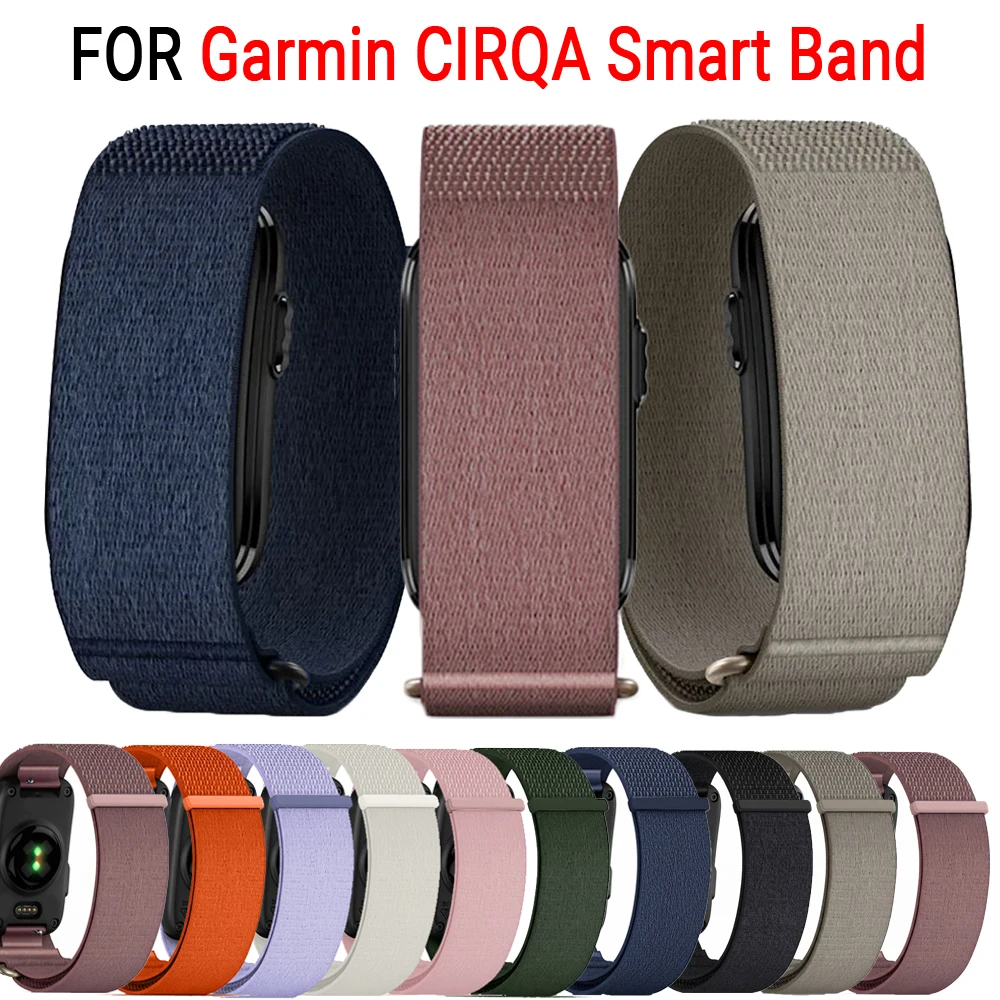Nylon Wrist Strap Band For Garmin CIRQA Biceps Bands Woven Wristband Bracelet Replacement Accessory Wrist Strap For CIRQA