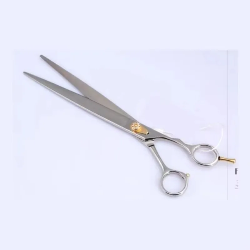 9 Inch Japan 440C Steel Pet Grooming Straight Scissors Shears Factory Wholesale OEM Service