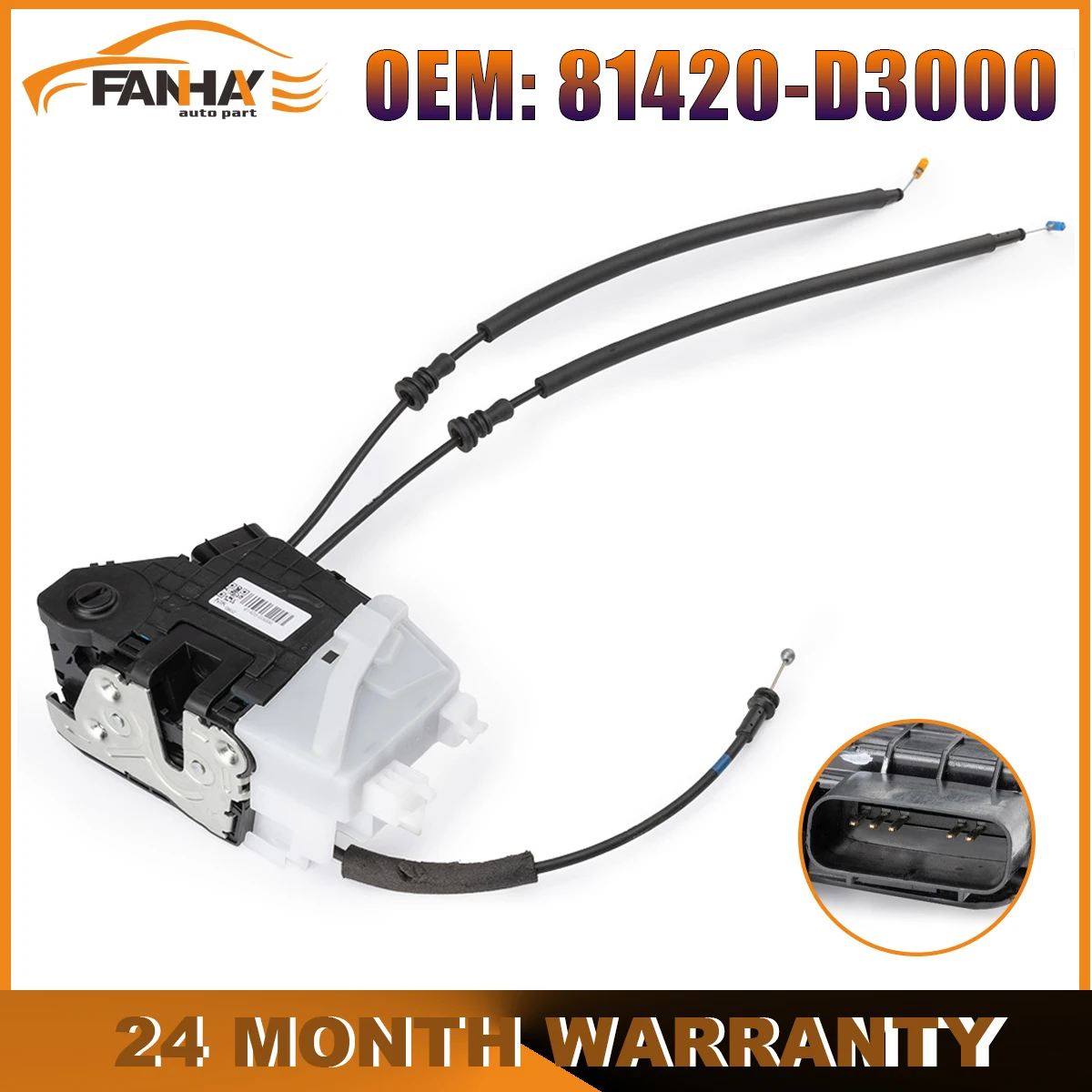 

81420D3000 Защелка привода замка задней правой двери для Hyundai Tucson 2016-2020 81420-D3000 Автомобильные аксессуары