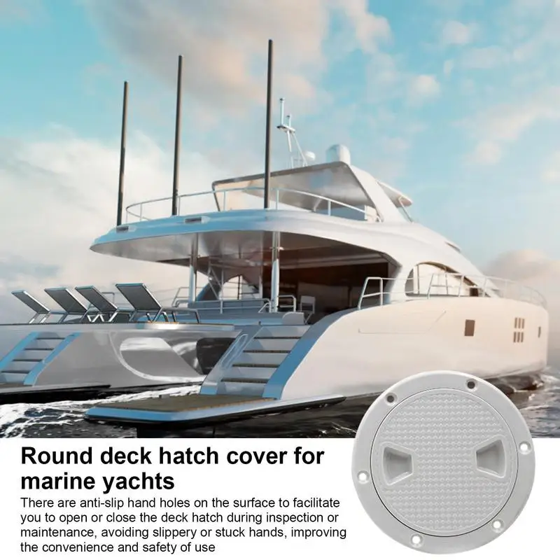 

Round Boat Hatch Round Boat Deck Hatch Heavy Duty Detachable Non-Slip Boat Deck Access For Marine Boat Yacht