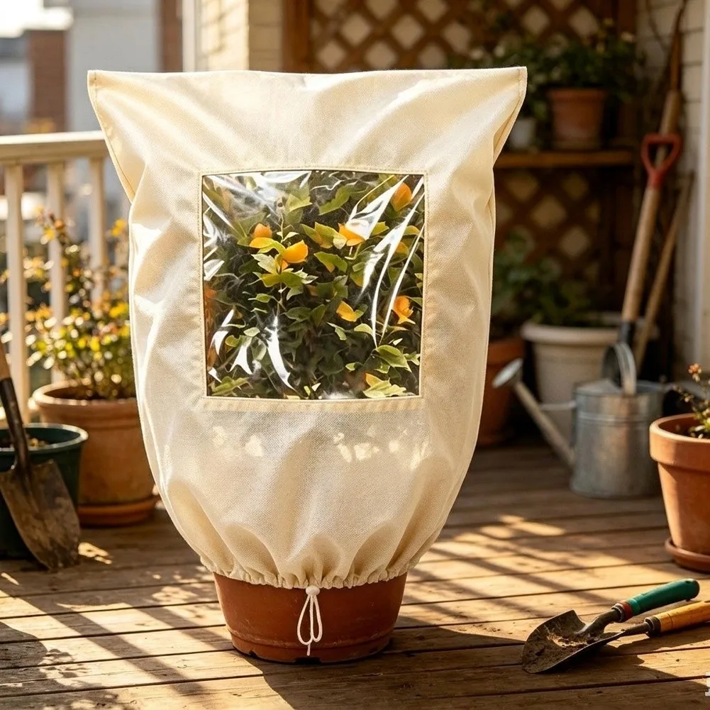 1pc Plant Cold Cover With Visual Window Reusable For Garden Supplies Protecting Plants Bushes Small Trees