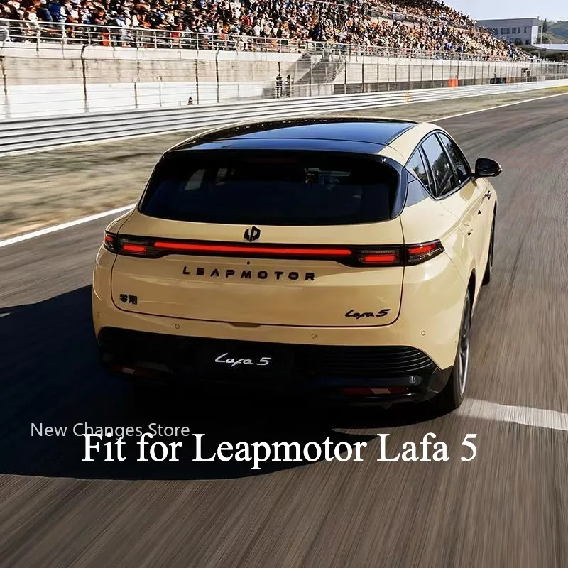 

For Leapmotor Lafa 5 2025 2026 Car badge Front emblem Tail car emblem Black Warrior Personalized 3D Badge Upgrade Parts