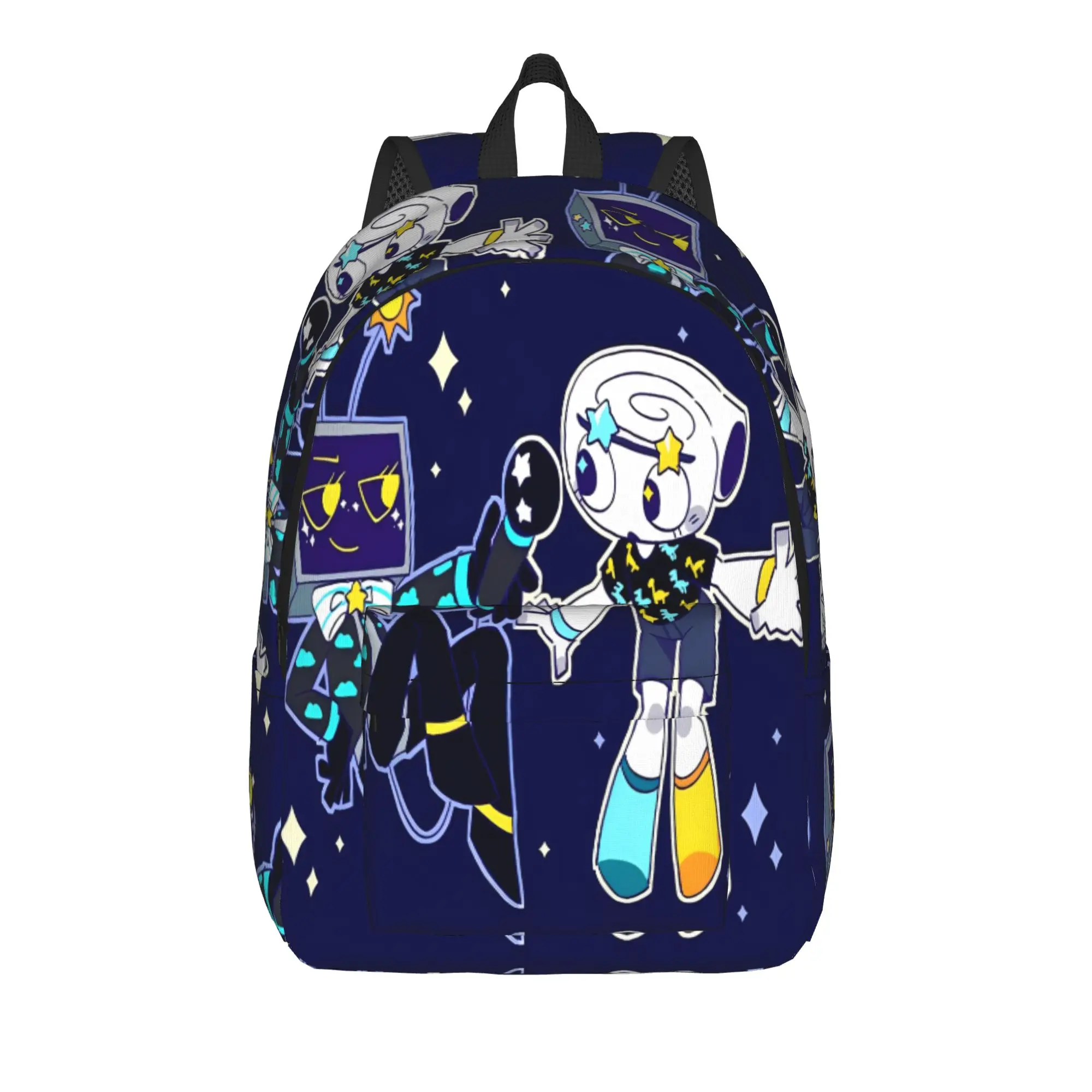 Dandys World Vee And Shelly Backpack for Men Women Teenage Student Business Daypack Catoon Laptop Shoulder Bag Sports