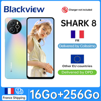 Blackview SHARK 8 [No EU Charger] Smartphone 5000mAh6.78'' 120Hz 2.4K Screen 16GB(8+8) RAM 256GB ROM 64MP+13MP Camera NFC
