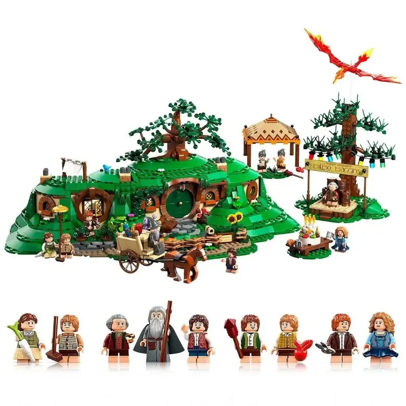 

2026 New The Shire Modular Castle Model Building Blocks DIY Creative Assembly Bricks special Gift 2017pcs Moc 10354 The Rings