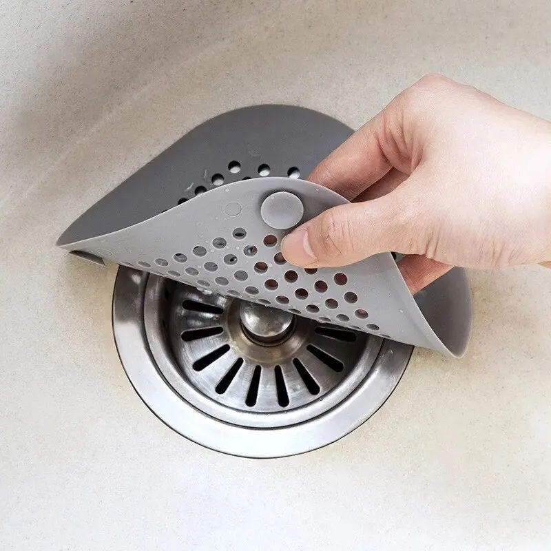 Sink Strainer Shower Drain Plug Hair Catcher Bathtub Shower Kitchen Sink Sewer Hair Filter Screen Silicone Bathroom Accessories image 6