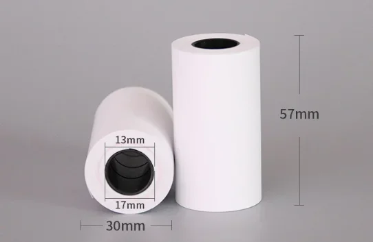 Thermal Paper Roll 57 x 30 mm Mobile Printer PAPERANG Portable Bluetooth Pocket Self-adhesive Thermal Printer 1 Piece