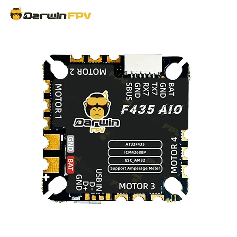 AvaCoreAIO F4 Flight Controller For Darwin FPV Drone With AM32 32Bit ESC AT32F435 Chip