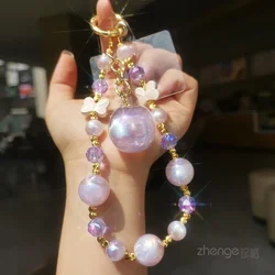 Mobile Phone Lappet Persimmon Rich Bracelet Women's Boutique Hand Fashion Small Fragrance Wind Hand-beaded Hand Pendant