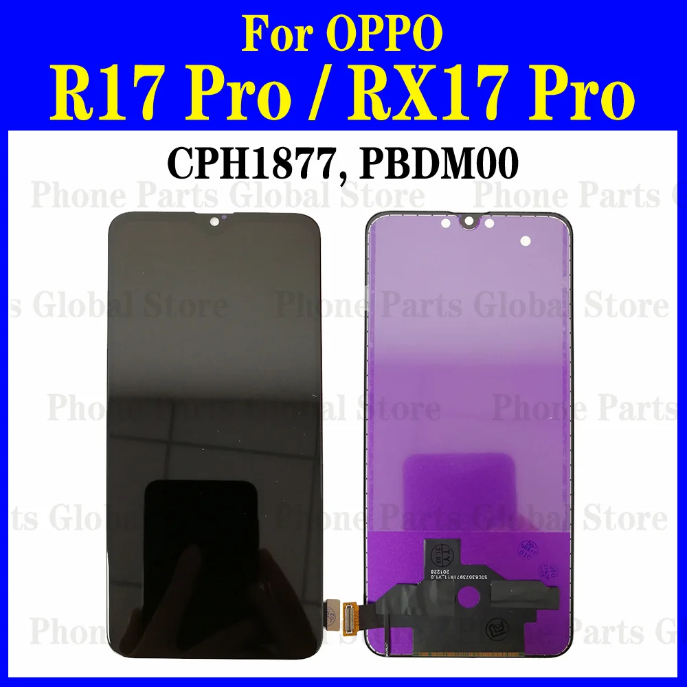 Incell Display For OPPO R17 Pro LCD RX17 Pro LCD CPH1877 LCD