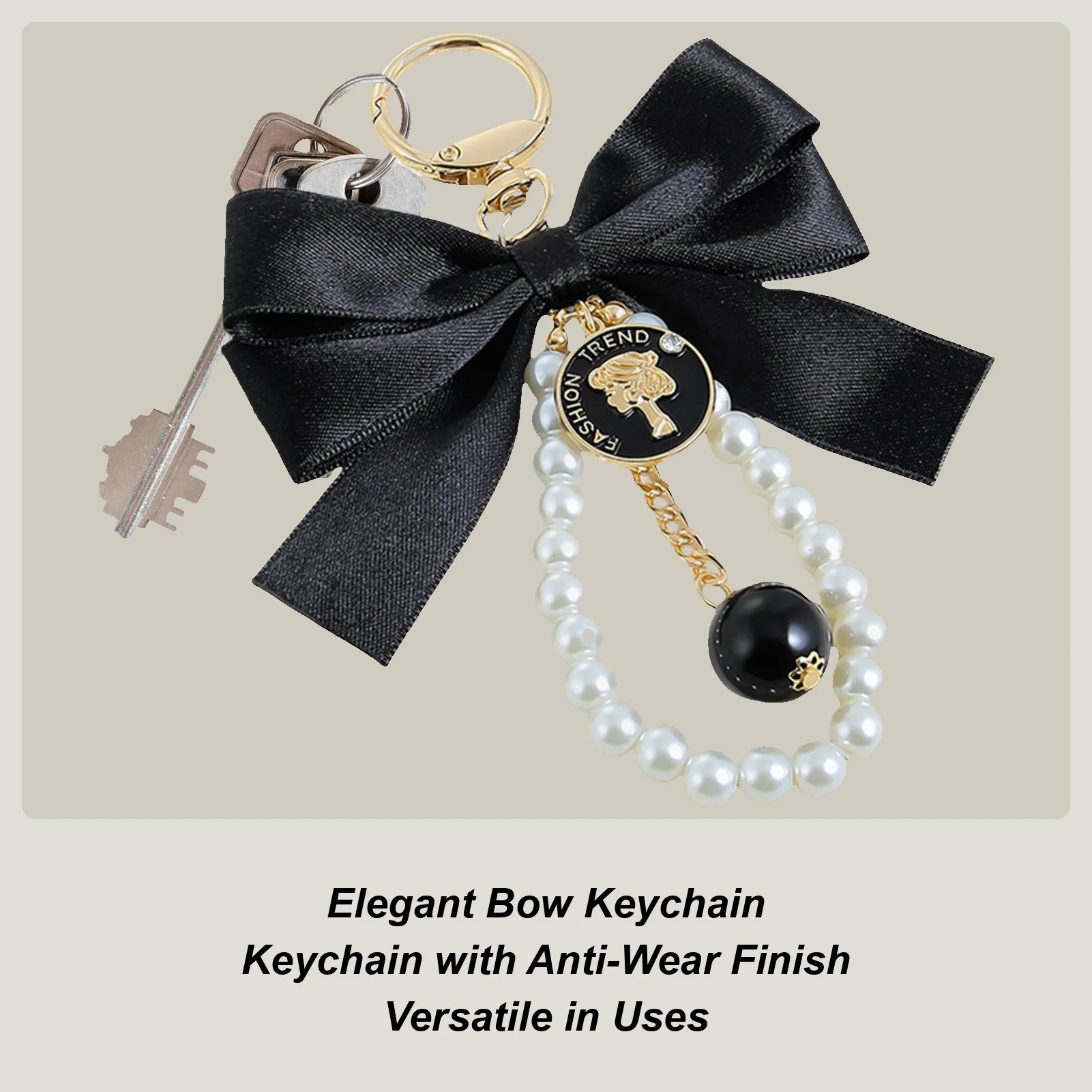 

Сумка с бантом, очаровательное модное украшение, кулон с жемчужной цепочкой, женский автомобильный кулон, эффектный кошелек для женщин, мужчин, девочек и мальчиков